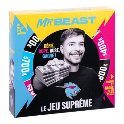MRBEAST Jeu de soci&eacute;t&eacute; -  - Jeu Supr&ecirc;me - Strat&eacute;gie - D&eacute;fis