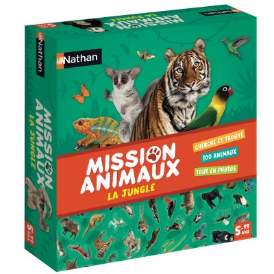 NATHAN Jeu de soci&eacute;t&eacute;  Mission Animaux Jungles 