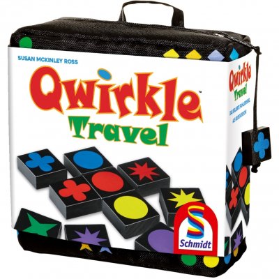SCHMIDT SPIELE Jeu de soci&eacute;t&eacute; - SCHMIDT - QWIRKLE TRAVEL - Noir - Mixte - 2 joueurs ou plus
