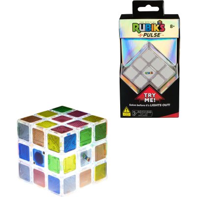SPIN MASTER Jeu de soci&eacute;t&eacute; -  - Rubiks Cube 3x3 Pulse - Multicolore - Transparent - 8 ans et plus