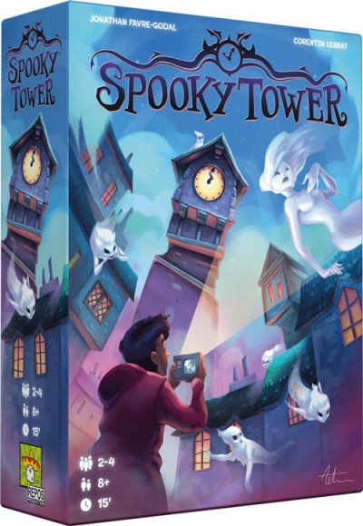 ASMODEE Jeu De Soci&eacute;t&eacute; Spooky Tower Multicolore 