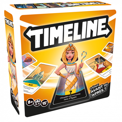 ASMODEE Jeu de soci&eacute;t&eacute; Timeline - Clutch Box FR -  Jeu de soci&eacute;t&eacute; - ZYGTIM0101FR 
