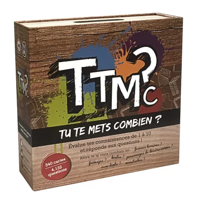 PIXIE GAMES Jeu de soci&eacute;t&eacute; TTMC Tu te mets combien