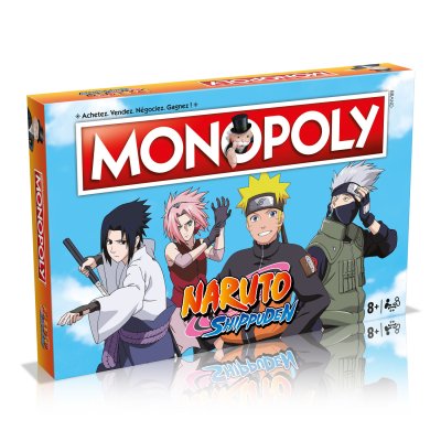 WINNING MOVES Jeu de soci&eacute;t&eacute;  Monopoly Naruto Shippuden 