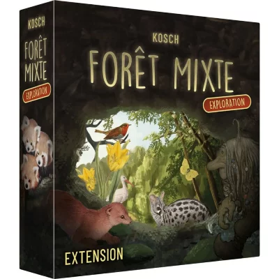 ASMODEE Jeu de strat&eacute;gie  For&ecirc;t Mixte Exploration Extension - Neuf