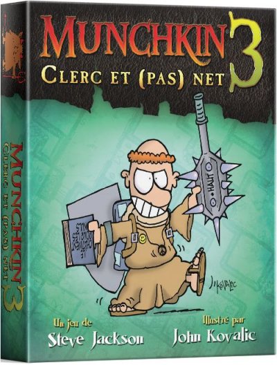 ASMODEE Jeu de strat&eacute;gie  Munchkin 3 Clerc et (pas) Net Extension