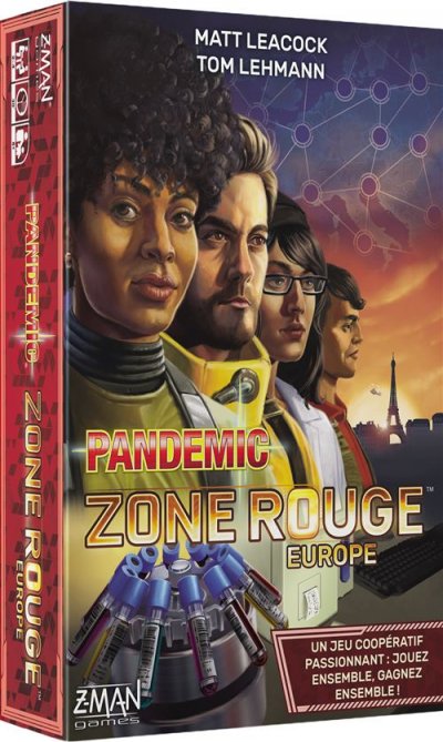 ASMODEE Jeu de strat&eacute;gie  Pandemic Zone Rouge Europe