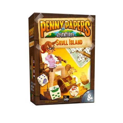 ATALIA JEUX Jeu de strat&eacute;gie  Penny Papers Adventures Skull Island