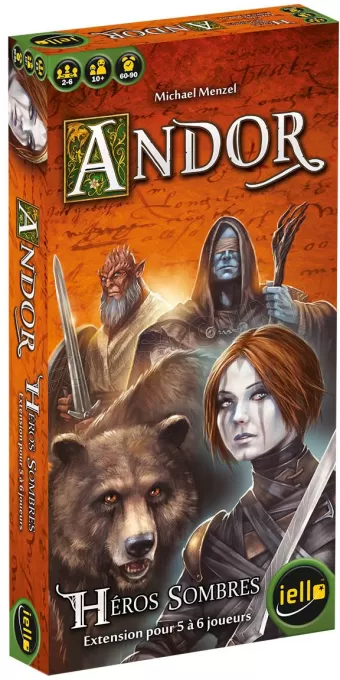 IELLO Jeu de strat&eacute;gie  Andor H&eacute;ros Sombres 
