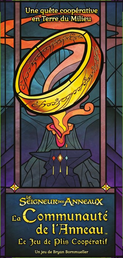 ASMODEE Jeu de strat&eacute;gie La Communaut&eacute; de l'Anneau Jeu de Plis Coop&eacute;ratif