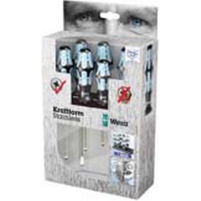 WERA Jeu de tournevis en acier inoxydable, fente/PZ, 6 pi&egrave;ces