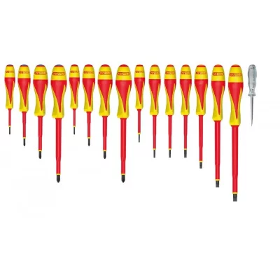KS TOOLS Jeu de tournevis isol&eacute;s  ultimate - 16 pcs - 922.6219 922.6219