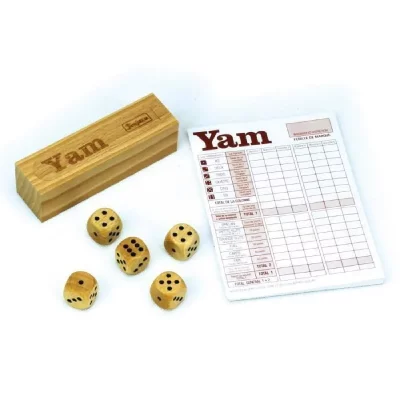 JEUJURA Jeu de yam : coffret complet en bois