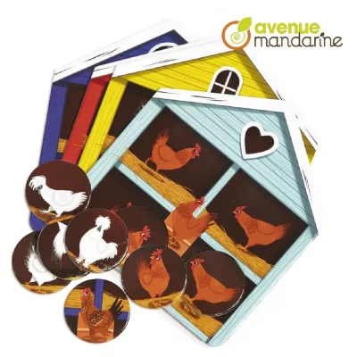 AVENUE MANDARINE Jeu d&eacute;couverte  educavenue la poule party