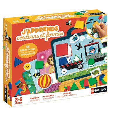 NATHAN Jeu d&eacute;couverte  J'apprends Formes Et Couleurs 