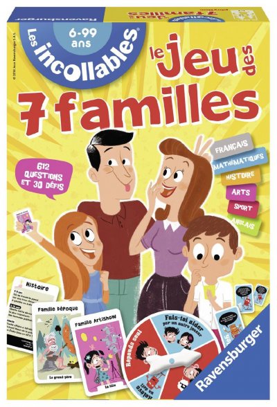 RAVENSBURGER Jeu des 7 familles - Les Incollables