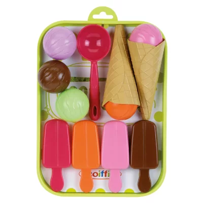 ECOIFFIER Jeu Dinette  Plateau De Glace 11 Pcs Jouet