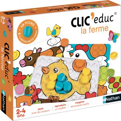 NATHAN Jeu &eacute;ducatif Clic&rsquo;educ la ferme 