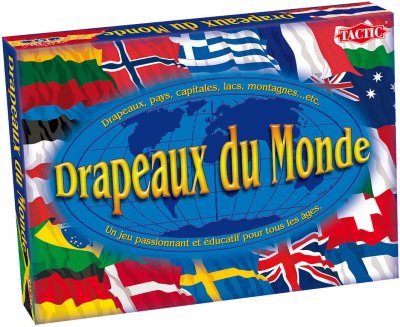 TACTIC Jeu &eacute;ducatif Drapeaux du monde