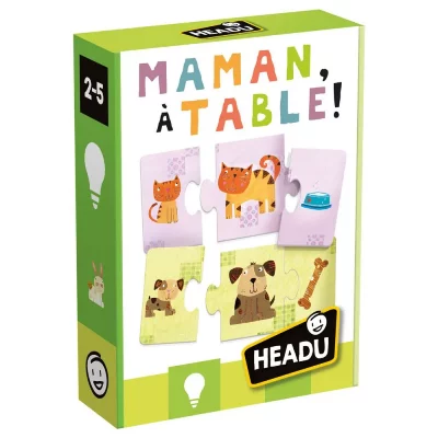 HEADU Jeu &eacute;ducatif  Maman &agrave; table 