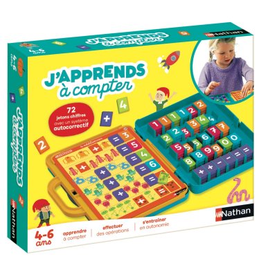 NATHAN Jeu &eacute;ducatif : j'apprends &agrave; compter