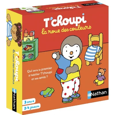 NATHAN Jeu &eacute;ducatif  La roue des couleurs T'choupi