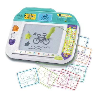 VTECH Jeu &eacute;lectronique  Mon ardoise interactive Apprenti &eacute;criture