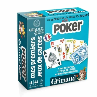 GRIMAUD Jeu Enfants Ducale - Poker Junior - Jeu De 54 Cartes Us - 10014667