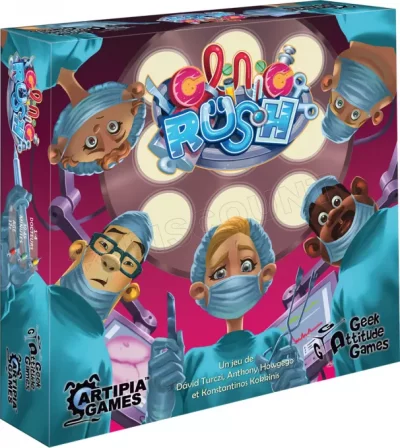 GEEK ATTITUDE GAMES Jeu  Clinic Rush FR- - Jeu de societe