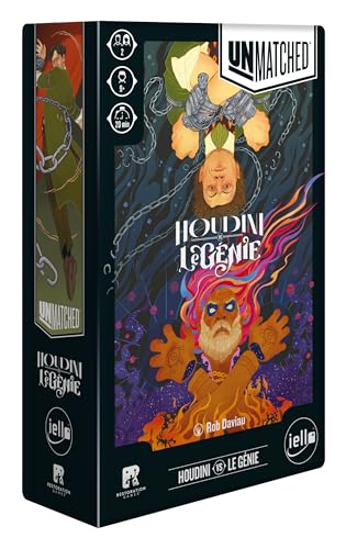 IELLO Jeu  Unmatched : Houdini Vs Genie- - Jeu de soci&eacute;t&eacute;
