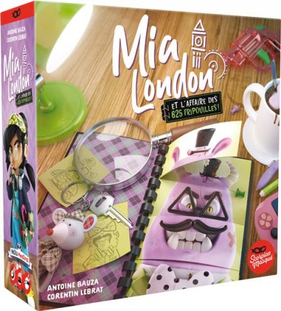 ASMODEE Jeu junior  Mia London et l'affaire des 625 fripouilles ! 