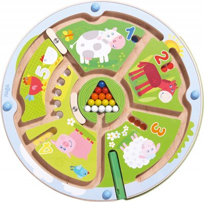 HABA Jeu magn&eacute;tique labyrinthe de chiffres