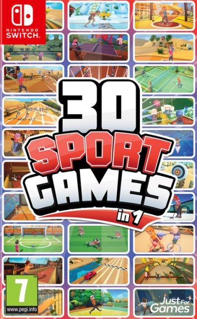 JUST FOR GAMES Jeu Nintendo Switch - 30 Sport Games in 1 - Sport - En bo&icirc;te - Cartouche
