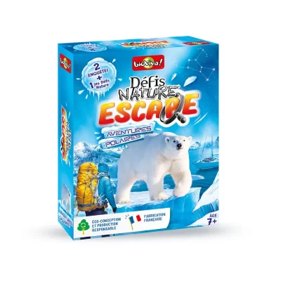 BIOVIVA Jeu pour d&eacute;couvrir la nature D&eacute;fis Nature Escape Aventures polaires