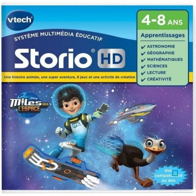 VTECH Jeu pour tablette HD Storio  Miles dans l&rsquo;Espace 