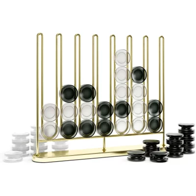UMBRA Jeu Puissance 4 Stax Brass -  - Or - M&eacute;tal