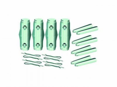ALUTRUSS Jeu QUADLOCK c&ocirc;ne adapt./pivot/goupille 