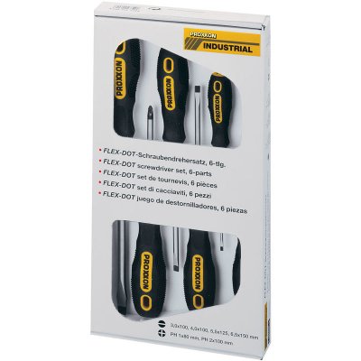 PROXXON Jeu tournevis FLEX-DOT 6-pces. plat et PHILLIPS - 