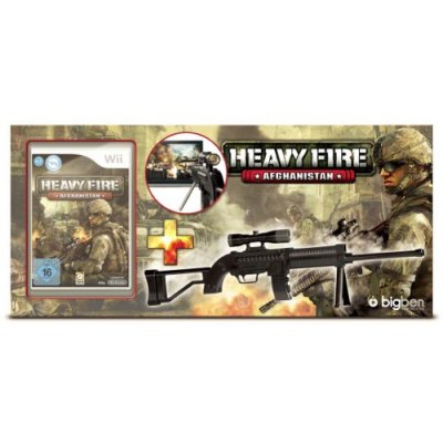 Jeu vid&eacute;o Bigben Heavy fire Afghanistan + Fusil sniper