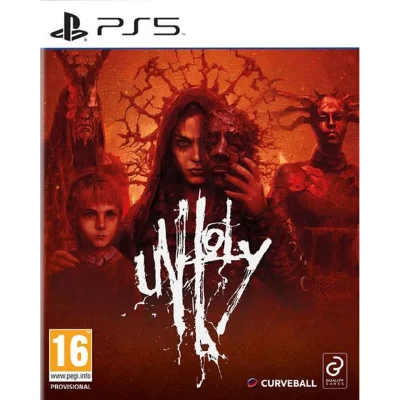 Jeu vid&eacute;o PlayStation 5 Microids Unholy &Eacute;dition bo&icirc;te Action/Horreur Bleu - Neuf