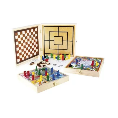 CARTAMUNDI Jeujura Coffret en bois 100 jeux