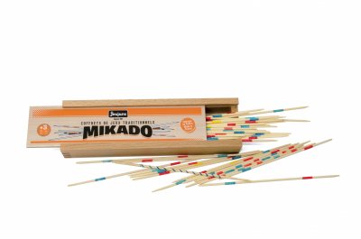 JEUJURA  Jeu de mikado en bois - Coffret en bois 
