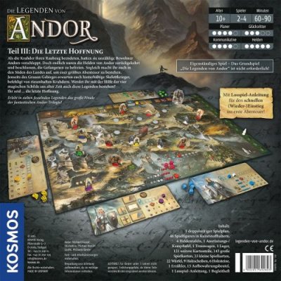 KOSMOS Jeux 692803 - Les L&eacute;gendes de Andor - Partie III La derni&egrave;re Espoir