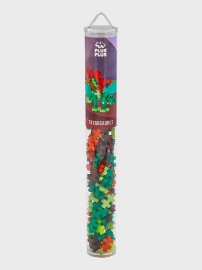 PLUS Jeux de construction 100 pi&egrave;ces Tube Mini Stegosaure