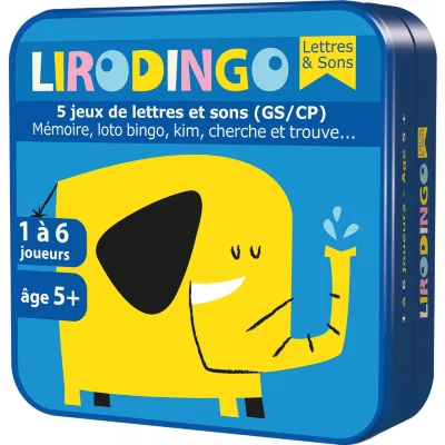 AC DECO Jeux de soci&eacute;t&eacute; enfants - Jeu d'&eacute;veil - Lirodingo - GS-CP