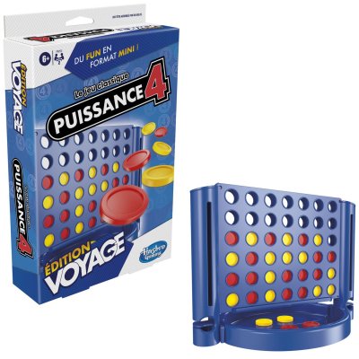 HASBRO Jeux de soci&eacute;t&eacute; puissance 4 voyage 