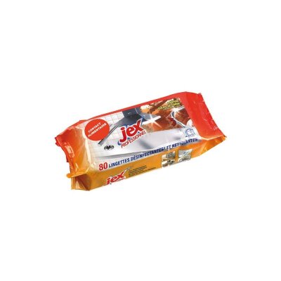 JEX  Lingettes Nettoyantes D&eacute;sinfectantes Corse -&eacute;tui X80