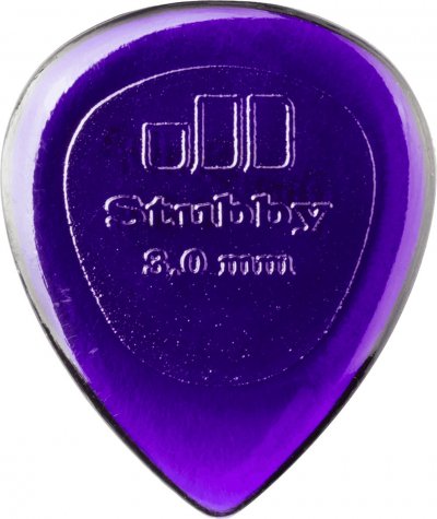 JIM DUNLOP  474R3 M&eacute;diators Stubby Jazz 3,00mm sachet de 24