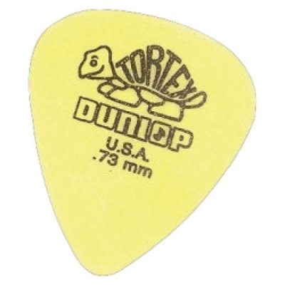DUNLOP Jim  Lot de 6 m&eacute;diators standard Tortex 0,73 mm