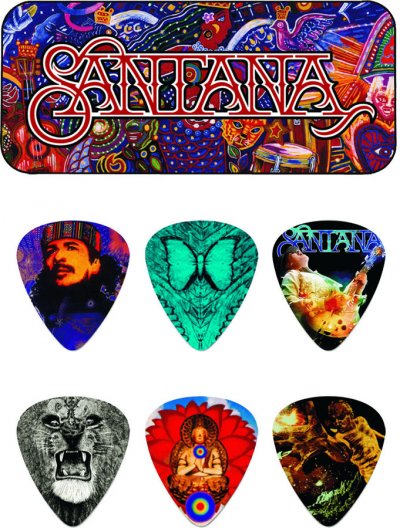 DUNLOP Jim  M&eacute;diators Collector Carlos Santana Heavy 6 Pack M&eacute;diators